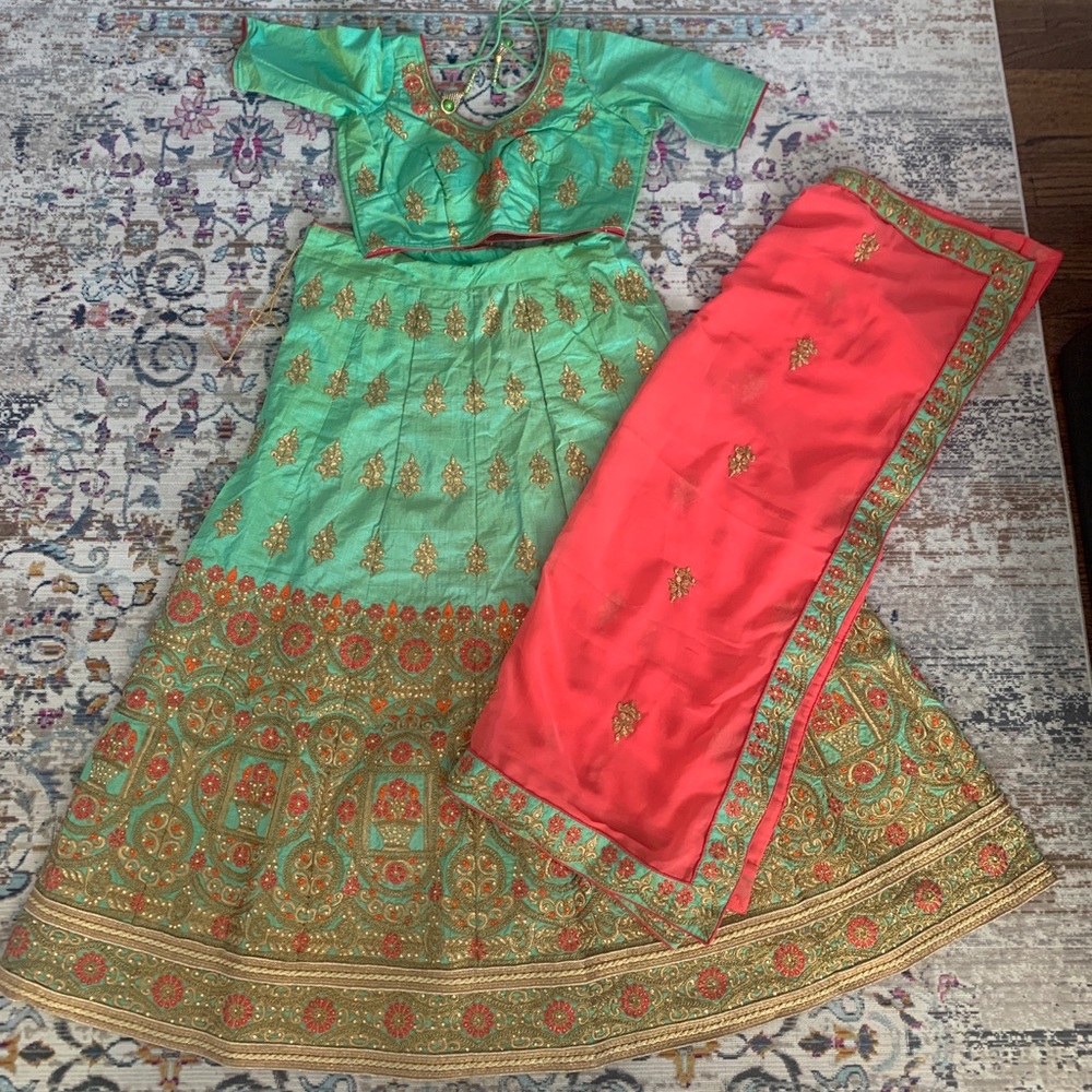 Indian Green Chaniya Choli
